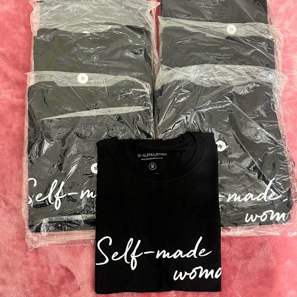 Black Self-Made Woman T-Shirt